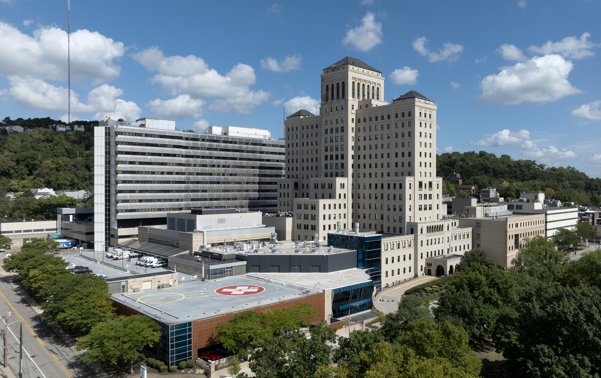 Dron photo of Allegheny Health Bld